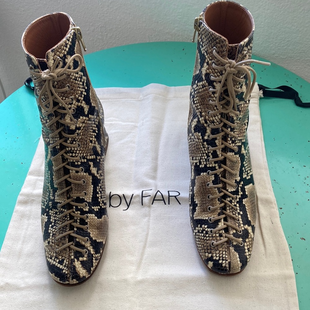 By Far Snake Boots size 7